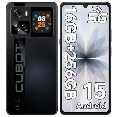 Смартфон CUBOT X100 5G Android 15, 6.88'' HD+ 120Hz, 16GB+256GB, MTK 7025, 64MP+16MP, 5100mAh/33W, 1.72" Задний дисплей, 5G Dual SIM/NFC/Двойные динамики