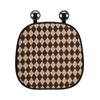 Universal Car Seat Cushion with Jacquard Knitted Diamond Grid - Anti-Slip, Fashionable Car Interior Accessory