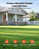 Artificial Grass, 457.2 x 213.36 cm Fake Grass Turf Rug, 3.5 cm Pile Height Realistic Synthetic Lawn Carpet Roll Mat, Easy Clean Drainage Holes for