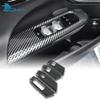Для Mercedes Benz C Class W206 2022 2023 углеродное волокно ABS автомобильный переключатель подъема окна кнопка панели крышка внутренняя отделка