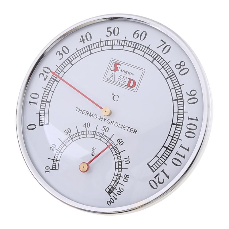 Sauna Thermometer Metal Case Steam Sauna Room Thermometer Hygrometer Bath And Sauna Indoor Outdoor Used