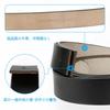 Plus Genuine Leather Stylish Casual Jeans Work Brown Regular and Large Sizes Length Black [JingHao] Men's Belt, Sizes, Belt, Belt, Belt, & Black,