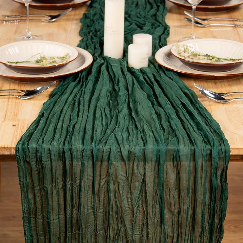 Sheer Voile Table Runner Wedding Birthday Party Decor