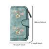 Easter Egg Bunny Long Zipper Wallet Large Capacity Card Holder Unisex Clutch Bag Fashionable Zipper Coin Purse Suitable For Daily Commute Travel