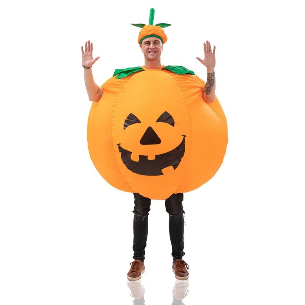 Mugenbo Halloween Pumpkin Cosplay Funny Inflatable Kigurumi Event Party Fun Party Adult Size Aircos Costume, Costume, Disguise, Aircos, Supplies,