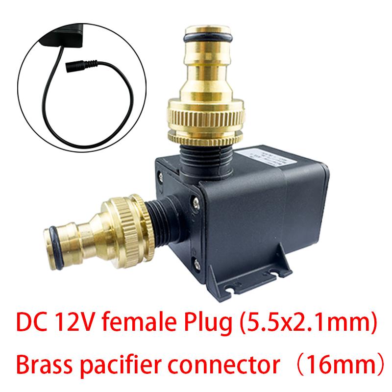 Ультра тихий водяной насос Mini DC 12V 19W 800L/H бесщеточный двигатель погружной аквариумный водяной насос пруд фонтан для аквариума сад