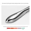 Yousheng Fish Scale Scraper Stainless Steel Fish Scaler Comfort Grip Fish Scale Remover Tool Kitchen Gadget for Home