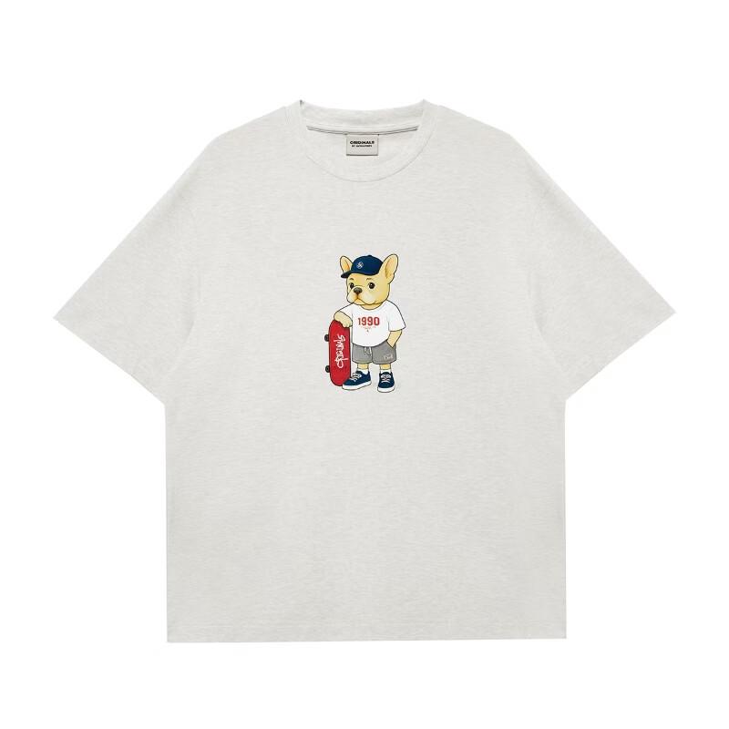 Jack&Jones Мужская футболка с принтом французского бульдога из Sorona