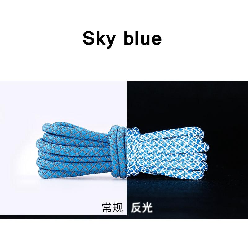 1 пара НОВЫХ Светоотражающих Спортивных Шнурков Круглый Шнурок Rhoelace Rtrong Light Shoelace Прочный Шнурок Длина 100/120/140/160 см
