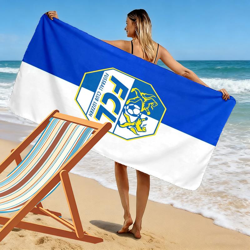 Luzern FC Print Beach Towel, Large Soft Quick Dry Towel for Beach Camping Swimming