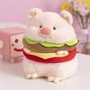 New Burger Pig Doll Creative Plush Toy Pig Cute Doll