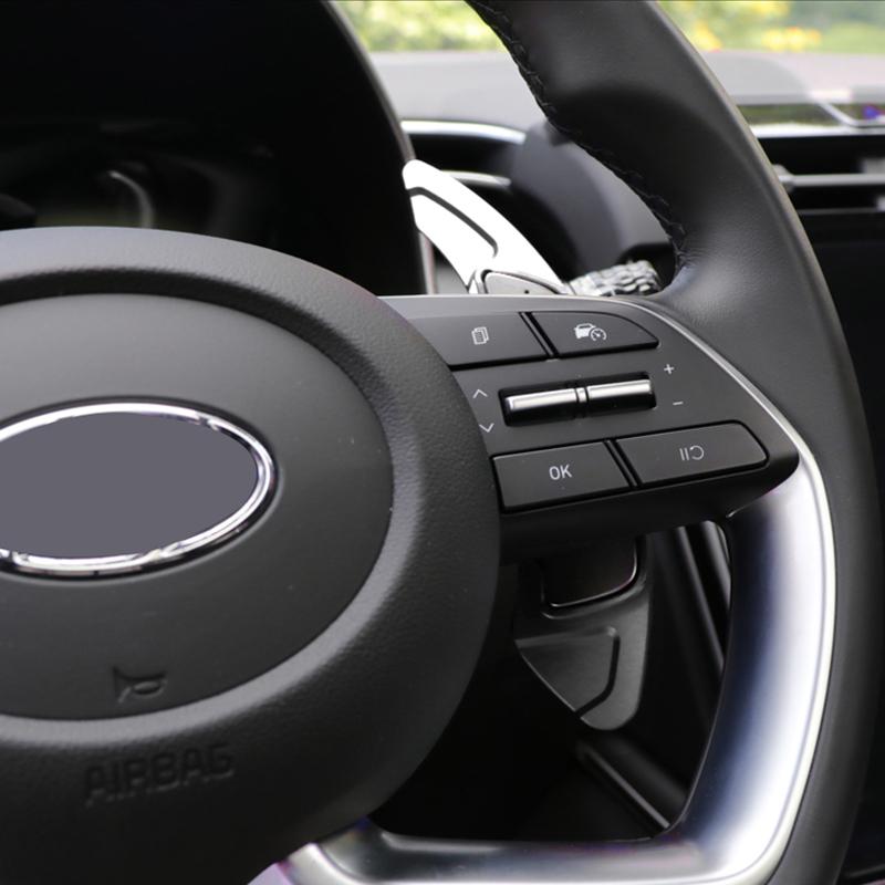 Для Hyundai Tucson NX4 2022 2023 Hybrid N Line алюминиевые подрулевые лепестки переключения передач, аксессуары для переключения передач