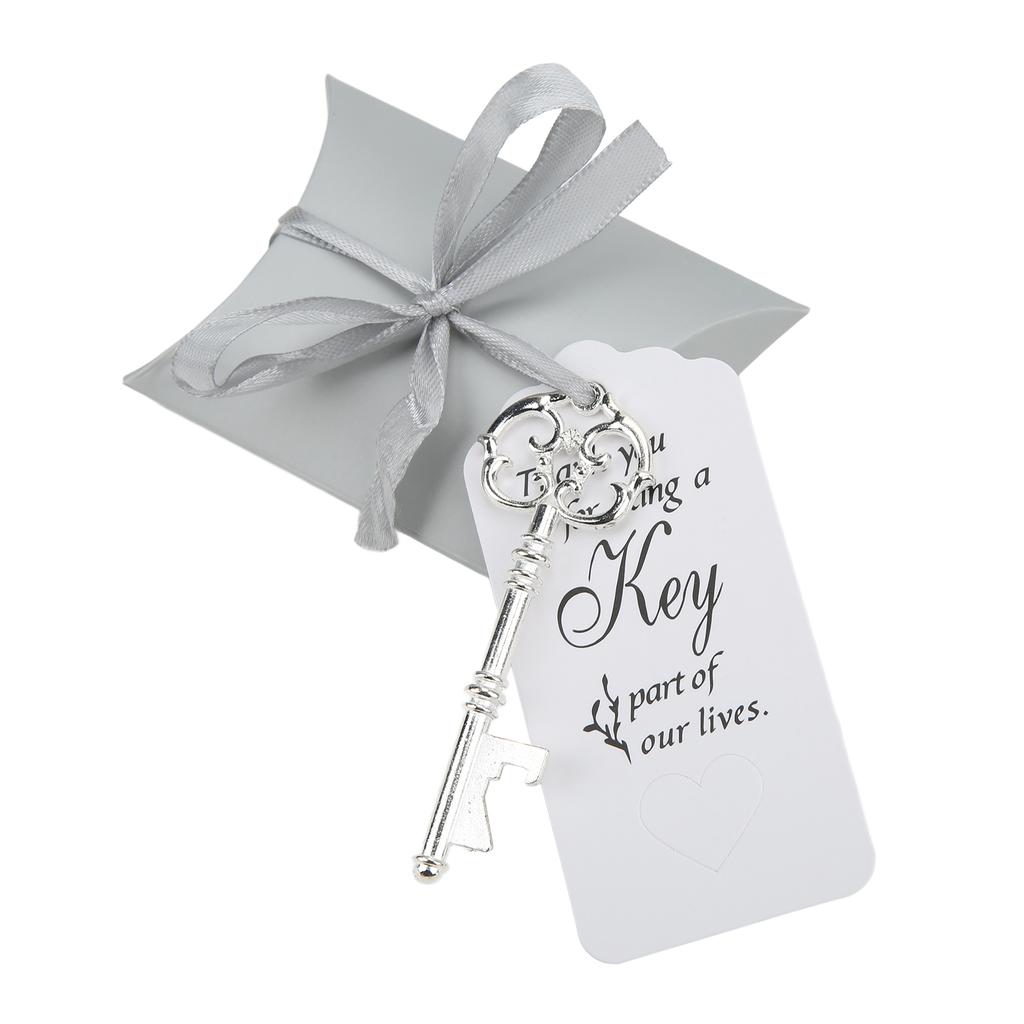 50 упаковок, свадебная коробка конфет, свадебные сувениры для гостей с винтажными бирками для ключей для украшения подарка