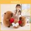 Plush Angel Capybara Character With Mechanical Feature For Kids Play Gift And