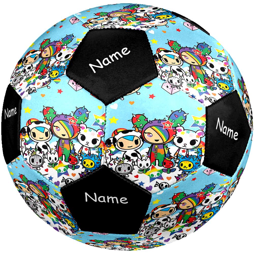Custom Name tokidoki Theme Size 5 Soccer Ball, Suitable for Both Indoor and Outdoor Matches, a Gift Suitable for Everyone.