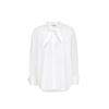 VEROMODA 2025 Autumn Stand Collar Bow Decor Blouse