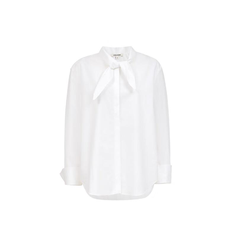 VEROMODA 2025 Autumn Stand Collar Bow Decor Blouse