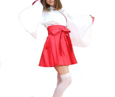 Комплект из белых чулок Shrine Maiden, мини-длины, японская одежда, кимоно для косплея, юката, один размер, подходит большинству, TOKYO GOODS MARKET [PURebon] [Pyuaribon]