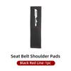 ASE5   Leather Car Seat Belt Shoulder Protection Pad Cover Sticker For KIA Rio K5 K2 Sportage Ceed Sorento Picanto Stinger
