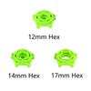 4Pcs 170mm 1/7 1/8 Monster Stunt Truck Tire 12mm 14mm 17mm Wheel Hex for TRAXXAS Sledge ARRMA KRATON Outcast Tamiya,1