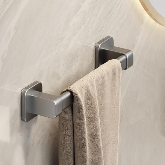 Self-Adhesive Towel Rack Hand Towel Bar Strong Load-bearing Easy To Install Bathroom Wall Mounted Towel Hanger