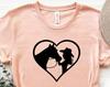 Horse Lover Girl Shirt, Heart Horse Shirt, Horse Girl T-Shirt, Equestrian Shirt, Country Girl Shirt, Horse Tee, Horse Love Tee