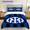 Inter Milan Legacy: Blue Passion Bedding (1 * duvet cover + 2 * pillowcase, without core) Soft and comfortable Christmas birthday gift