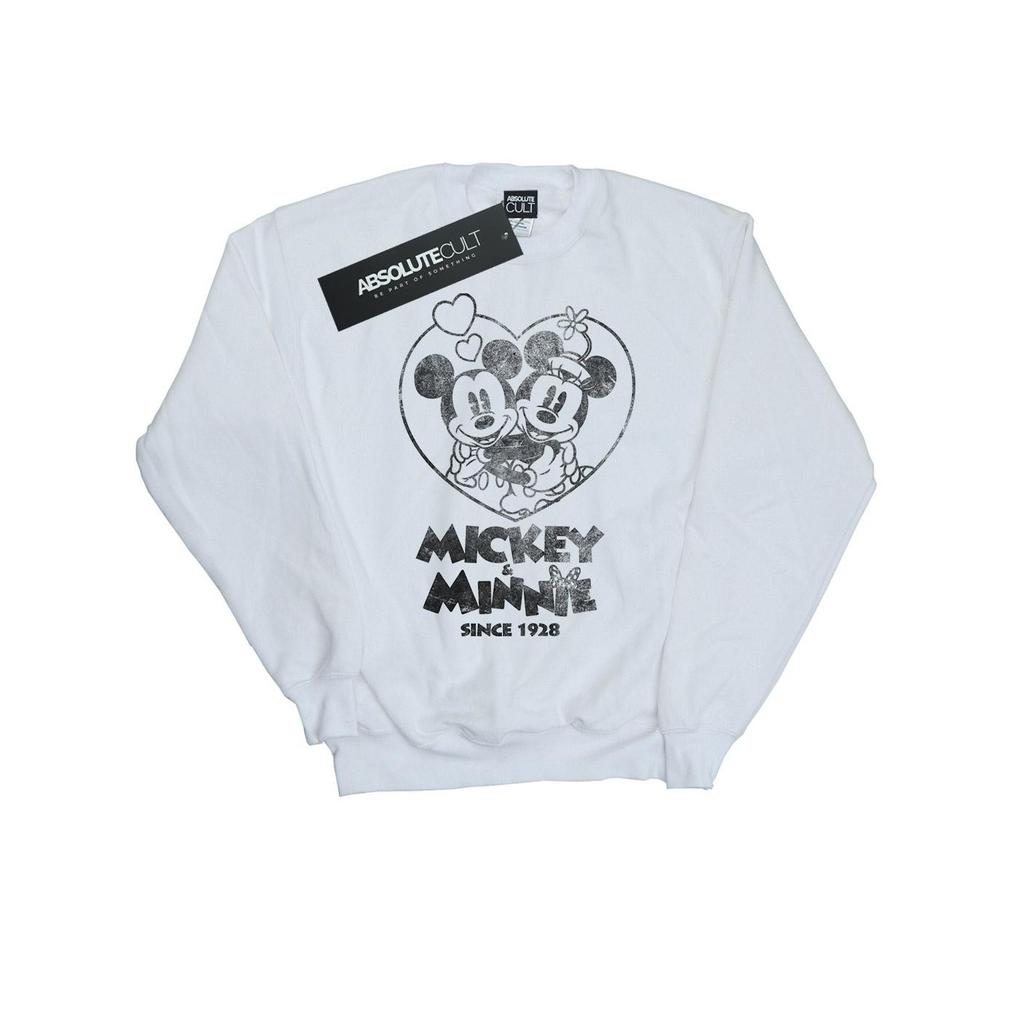Disney Mens Mickey And Minnie Mouse Since 1928 Sweatshirt