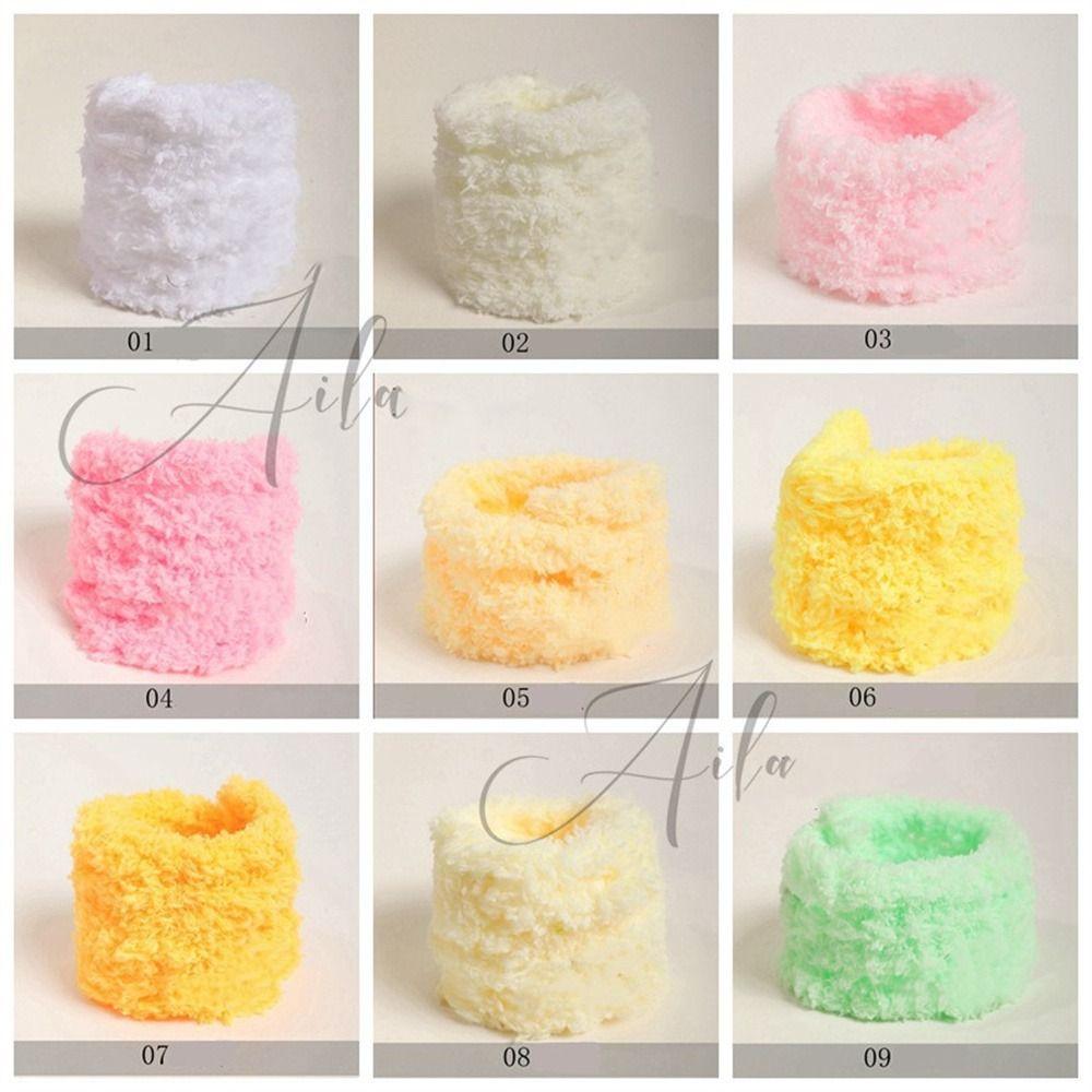Felt Fabric Wire Twist Stick Iron Wire Plush Wool Stick Thread Ribbon Bar Crafts Toys