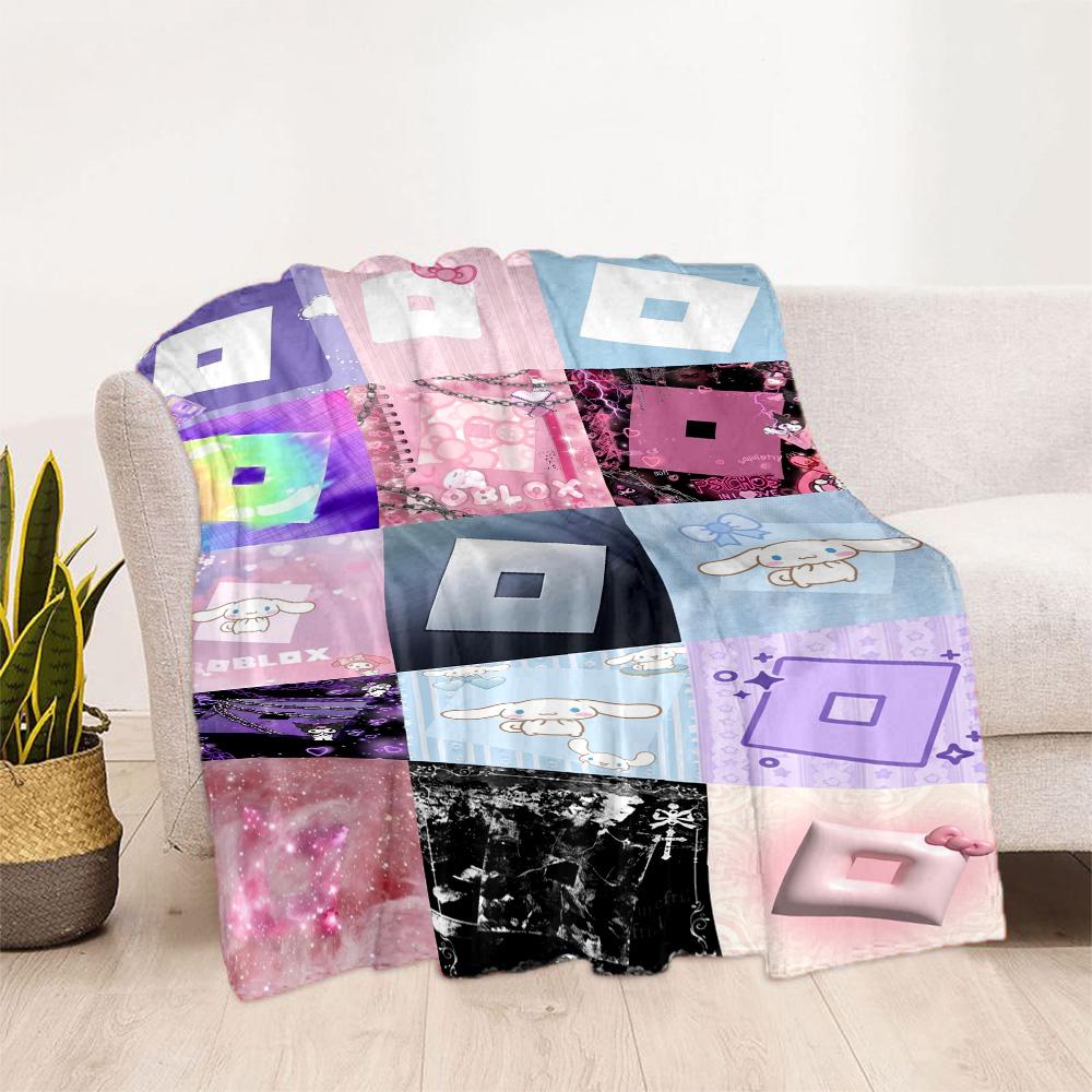 Roblox 392 Blanket Warmthful Decor Great for Sofa Bedding Bed Four Seasons Multipurpose Warmthful Decor Birthday Christmas Gift Blanket