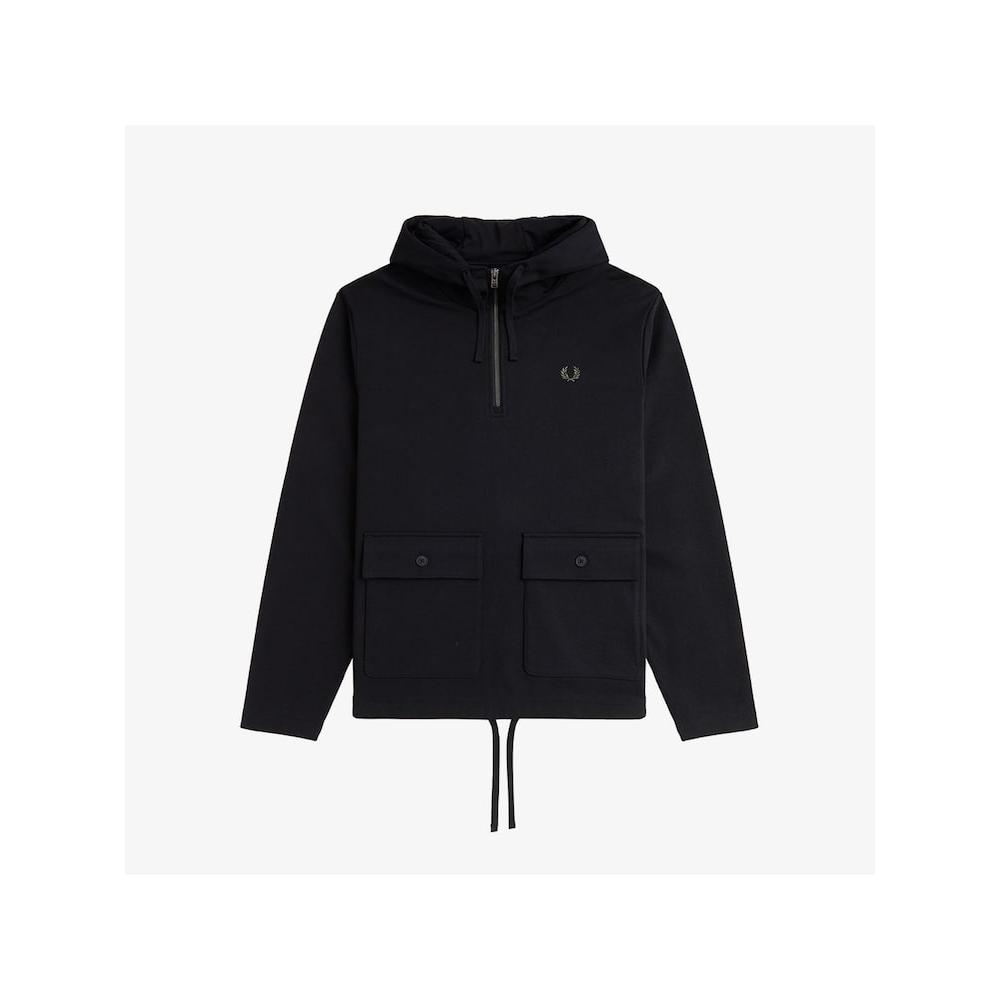 Fred Perry Толстовка-пуловер Heavyweight Black Afpm2438709 102