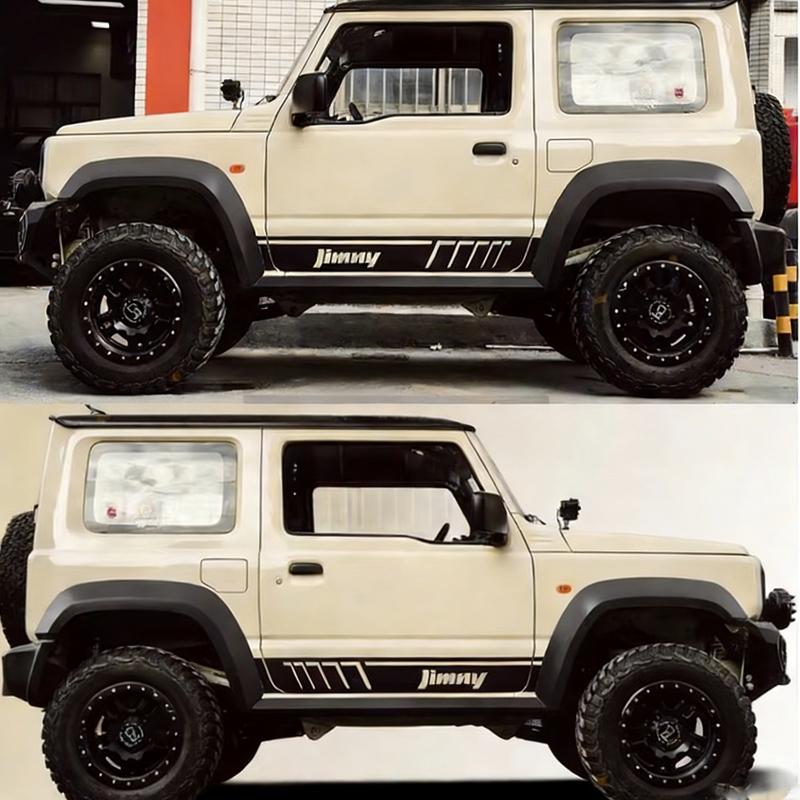 Подходит для новых наклеек на кузов Suzuki JIMNY, наклеек для внедорожной модификации, декоративных наклеек на двери Jimny