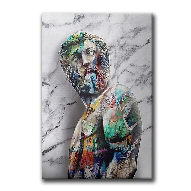 Скульптура Давида, картина маслом, художественные плакаты и гравюра, мотивация, современное украшение для дома и гостиной