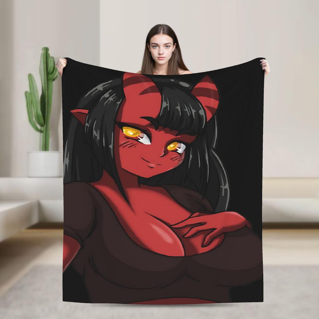 Anime Meru Blanket  Travel Flannel Throw Blanket For Couch Chair Warm Custom DIY Quality Bedspread Gift Idea