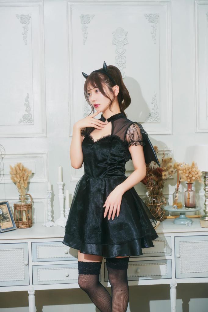 Clearstone GLOWHOLIC Cosplay Halloween Noir Devil Black Women's