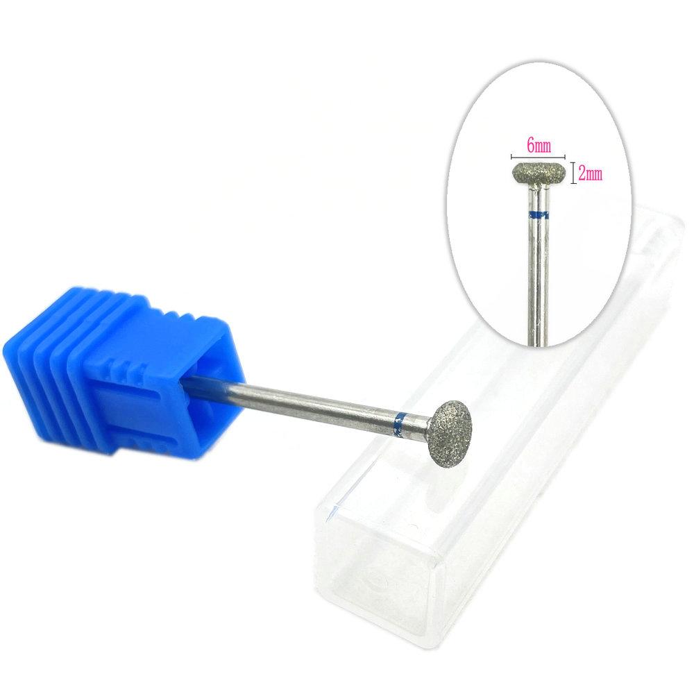 1 шт., алмазная дрель для ногтей, фреза для маникюра, вращающиеся насадки для очистки кутикулы, аксессуары, дрель для ногтей, полировщик, алмазные дрели для ногтей