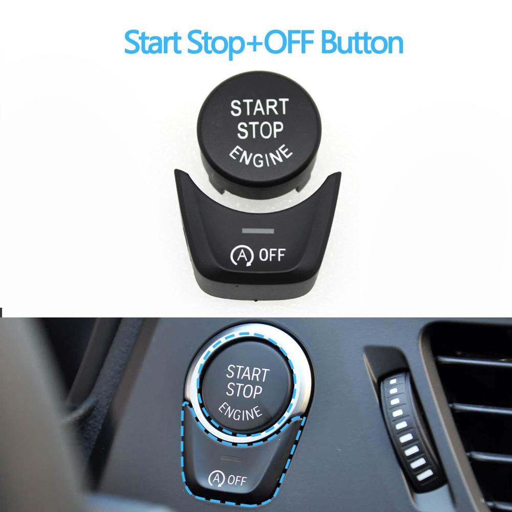Car Engine Ignition Start Stop OFF Switch Button Cover For BMW 1 5 6 7 X3 X4 Series GT F52 G30 G31 G01 G02 G32 G11 G12 F97 F98