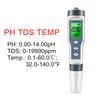 Multifunction Water Quality Tester PH/ TDS/EC /Salinity Tester LCD Digital Water Purity Temperature Meter for Pools Aquariums