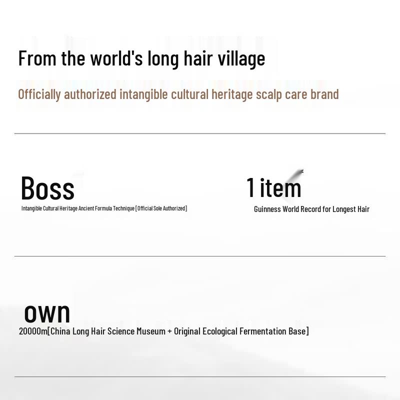 Long Hair Village Rice Water Scalp Care Shampoo