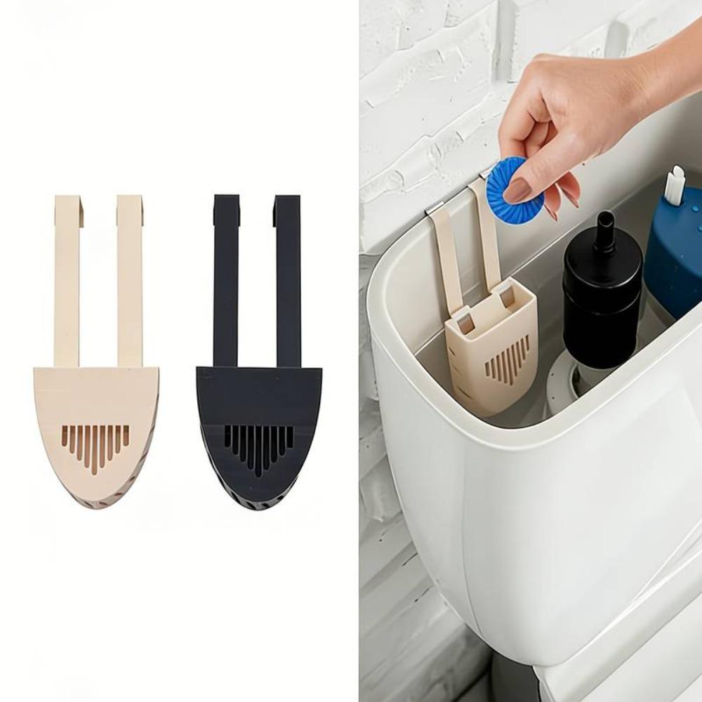 Anti-Slip Toilet Tank Cleaning Tablet Holder Plastic Bleach Tablet Bracket Bathroom