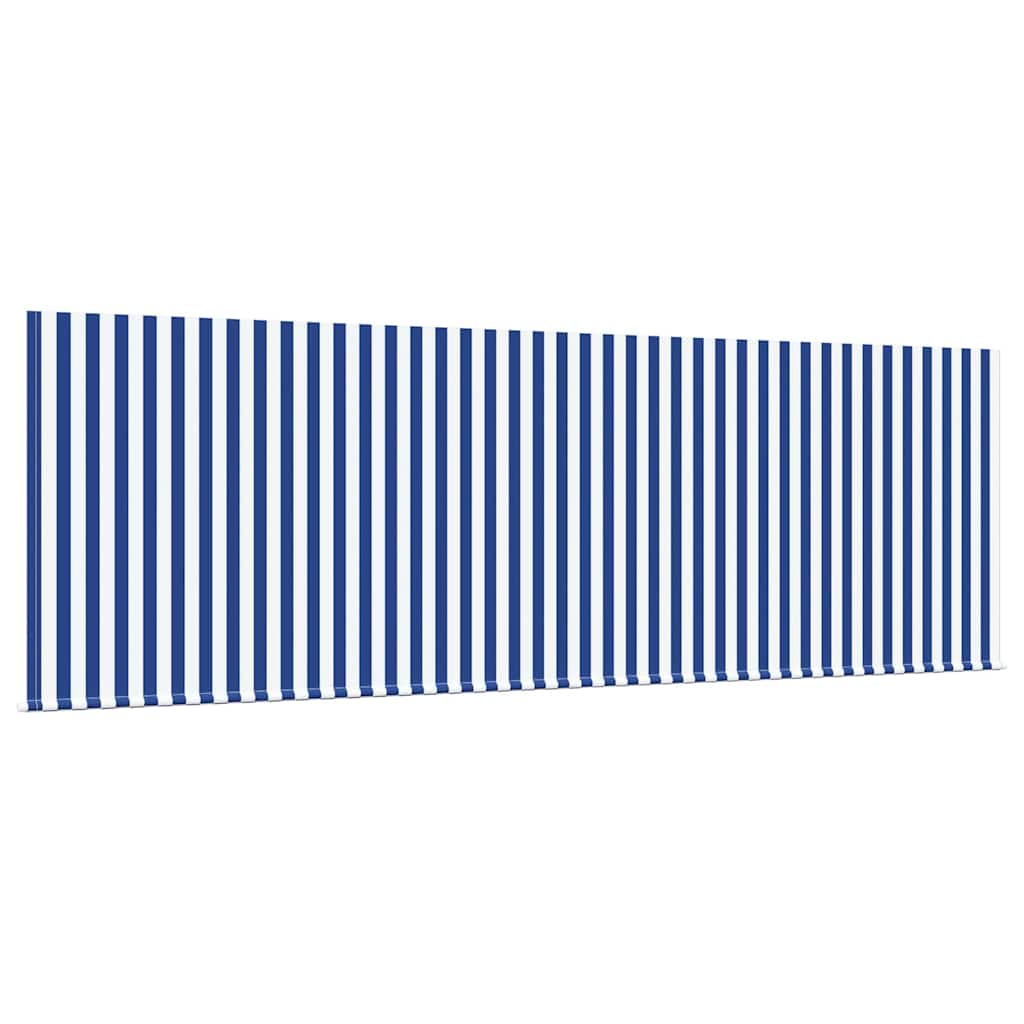 Retractable Awning Blue 350 x 200 cm Fabric