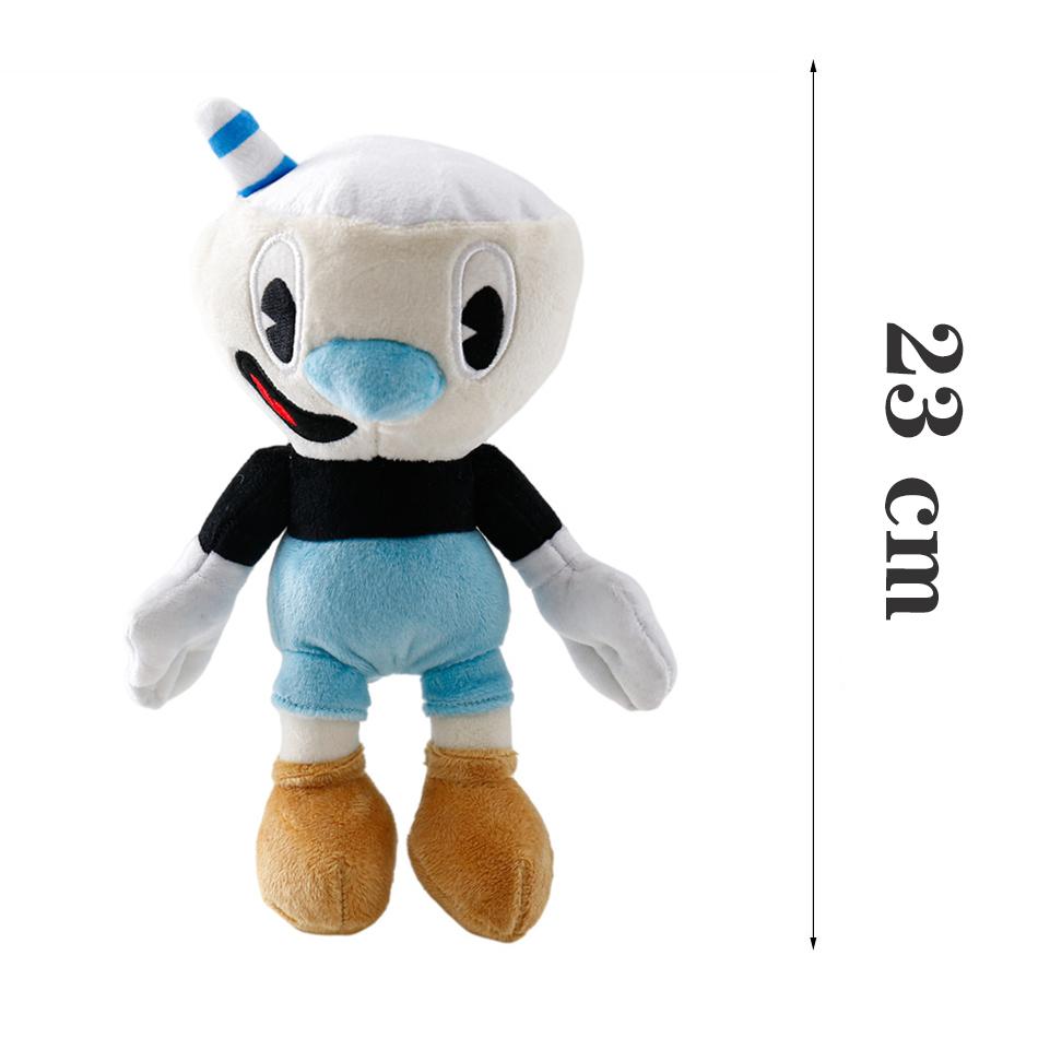 25 см Игровой персонаж Cuphead Плюшевая игрушка Mugman Дьявол Легендарный Chali Плюшевые куклы Игрушки для детей Подарки Рождественский подарок