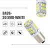 1 шт. BA9S 30 SMD 3014 светодиодные лампы T4W для автомобильного стайлинга, индикатор парковки, поворотник, 300 лм, винтовое основание, белые сигнальные лампы, аксессуары