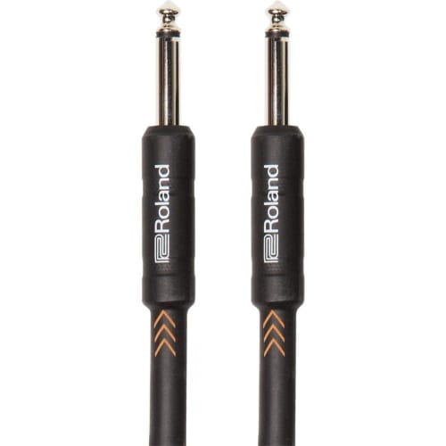 Roland RIC-B10 3m TS Phone to TS Phone Cable, Shielded, High-Density Spiral Construction, High-Purity Oxygen-Free Copper Wire