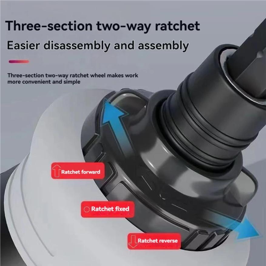 Набор отверток с храповым механизмом, короткая головка в форме редиса, высокая твердость, экономит труд, многофункциональный, двойного назначения