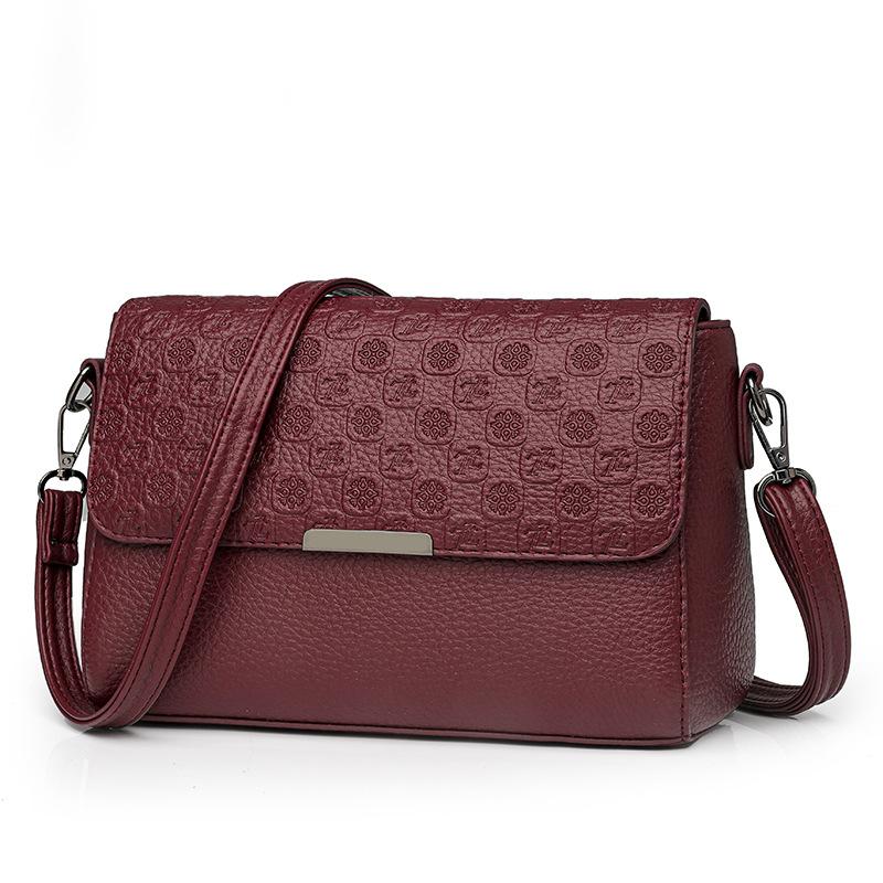 Женская сумка из искусственной кожи, сумка для матери среднего возраста, сумка через плечо, сумка через плечо