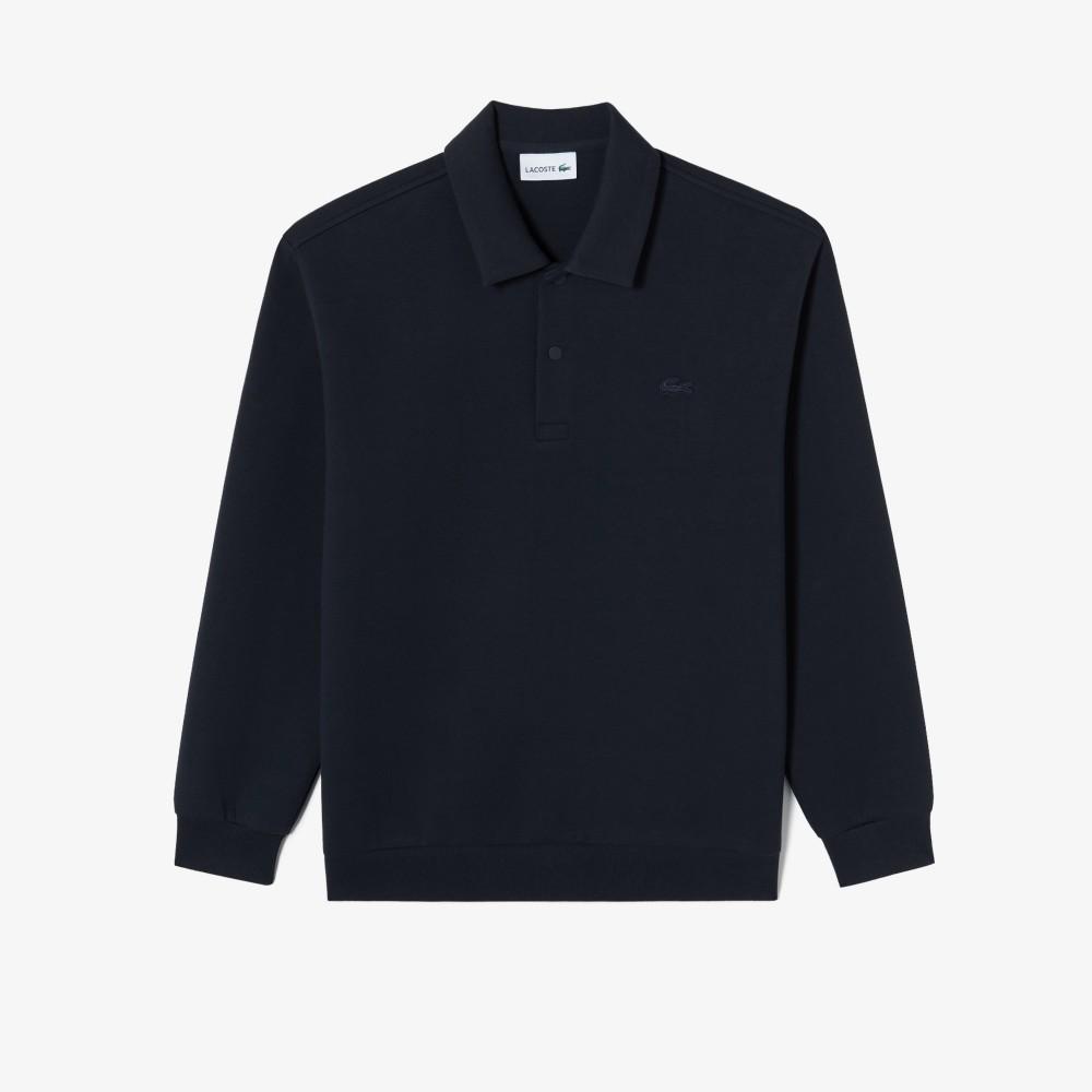 [lacoste] Men's Double-Face Snap Polo Sweatshirt SH423E-56G166