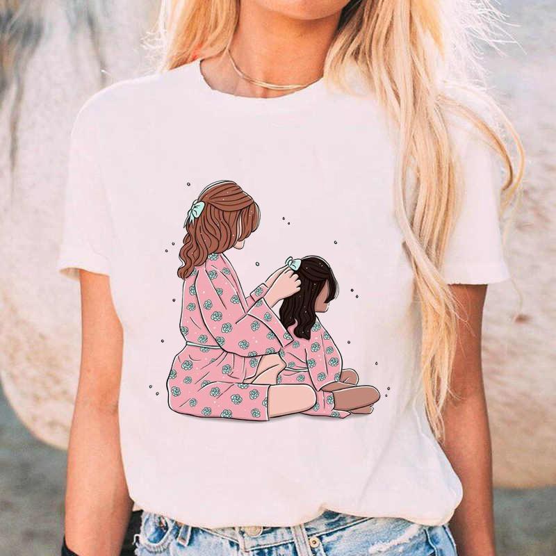 Женские футболки повседневные футболки с коротким рукавом летние женские мультяшные принты женская одежда женская графическая белая футболка женская футболка