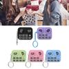 Мини-брелок с разноцветными огнями, проигрыватель дисков DJ, дизайн, автоматическое воспроизведение и режим самонажатия, портативный DJ K