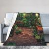 Фланелевые одеяла Stardew Valley Greenhouse Зимнее мягкое одеяло для детей и взрослых, для дивана, кресла, эстетичное покрывало, чехол для дивана
